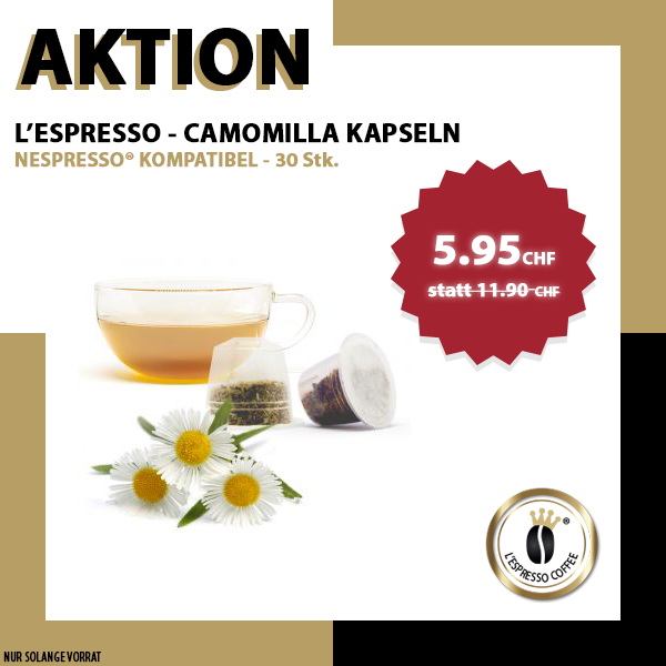 L'ESPRESSO Camomilla Nespresso® komp* - 30er Pack