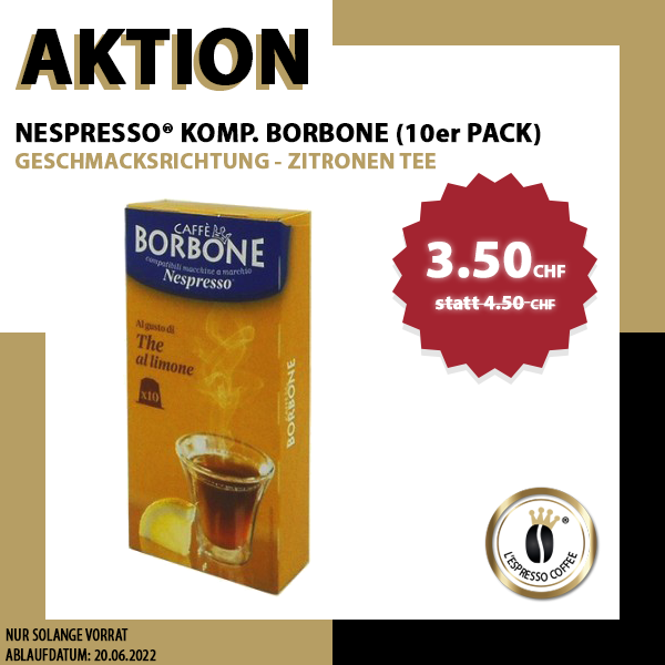 Borbone The al limone Nespresso® komp* - 10er Pack